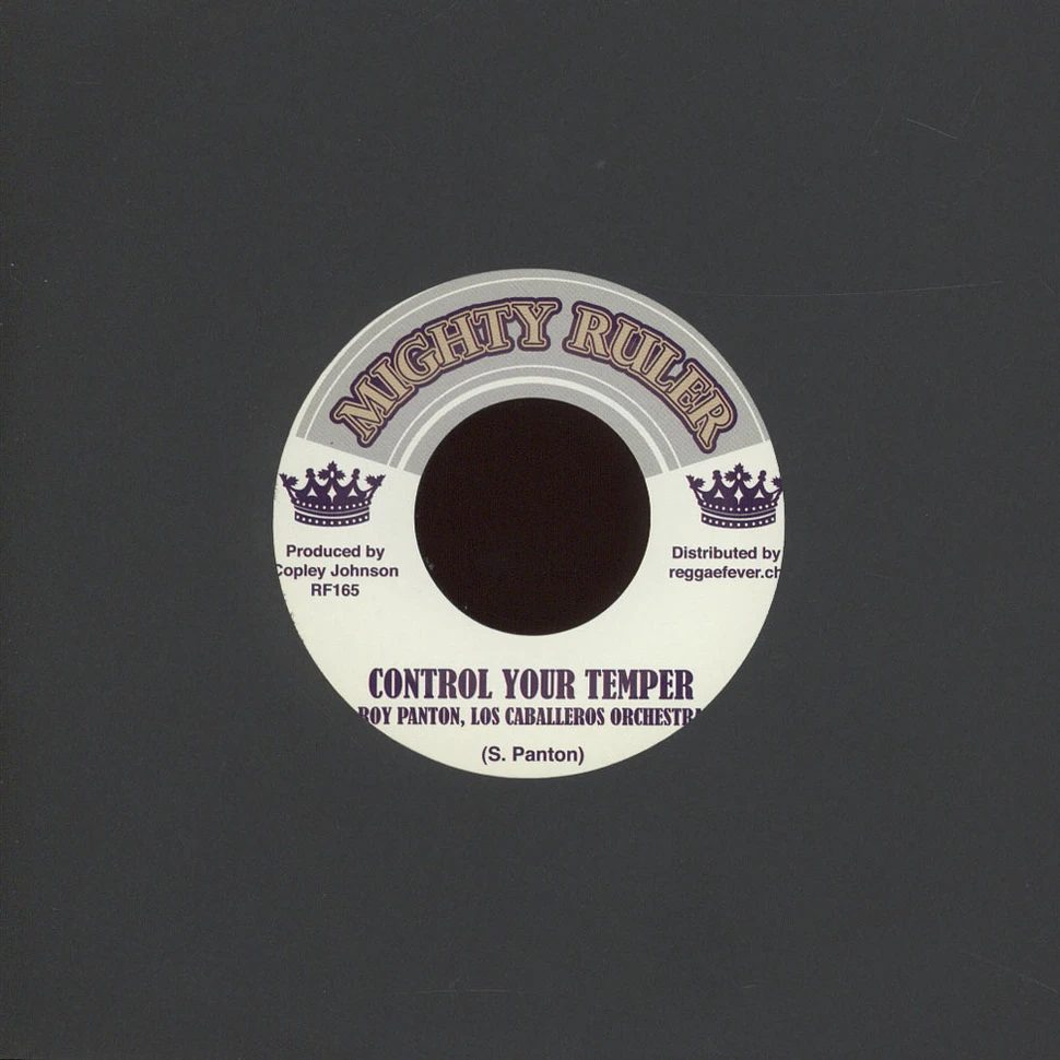Roy Panton - Control Your Temper / Make Yourself Comfortable