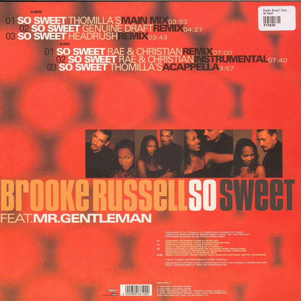 Brooke Russell Feat. Gentleman - So Sweet