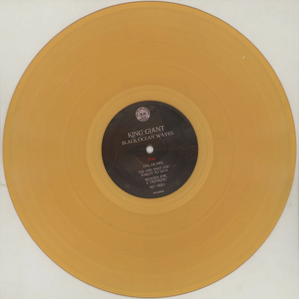 King Giant - Black Ocean Waves Beer Yellow Vinyl Edition