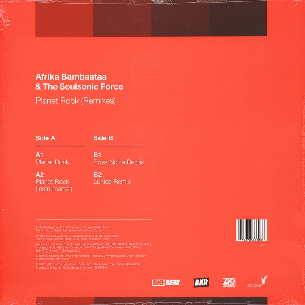 Afrika Bambaataa & The Soulsonic Force - Planet Rock Remixes