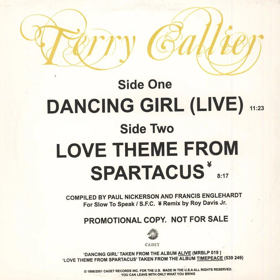 Terry Callier - Dancing Girl / Love Theme From Spartacus