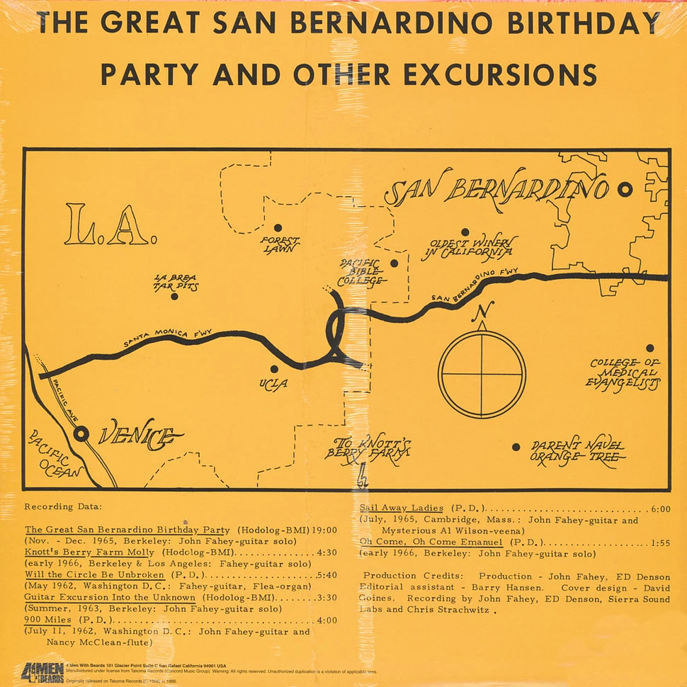 John Fahey - Volume 4: The Great San Bernadino Birthday Party