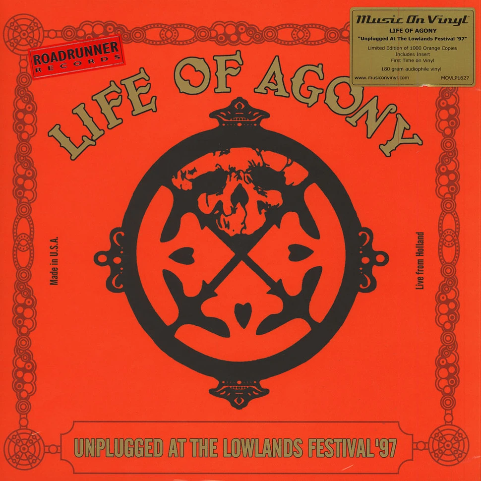 Life Of Agony - Unplugged At Lowlands 97 Orange Vinyl Edition