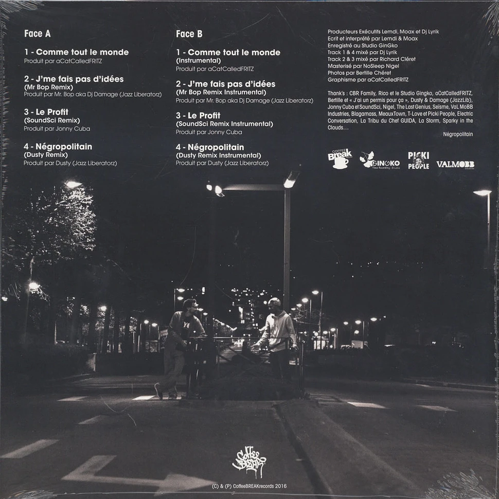 Lemdi & Moax - Comme Tout Le Monde: Negropolitain Remix EP