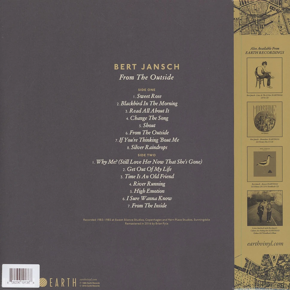 Bert Jansch - From The Outside Gold Vinyl Edition