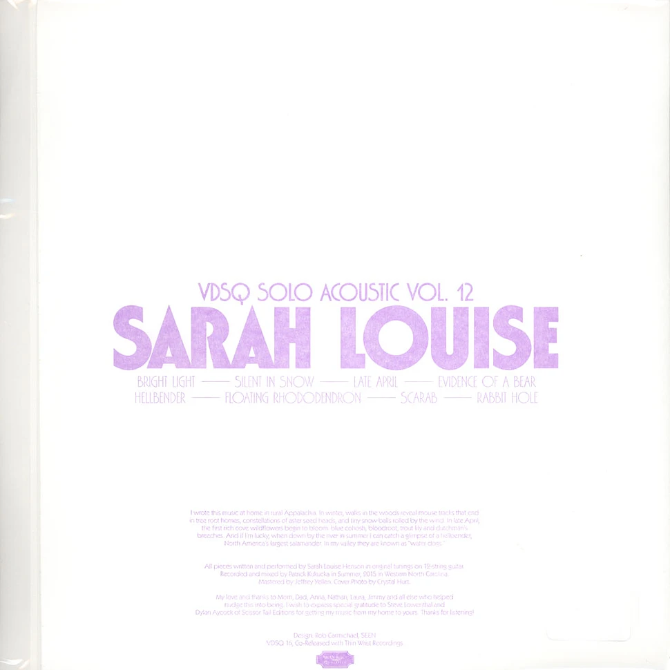 Sarah Louise - Solo Acoustic Volume 12