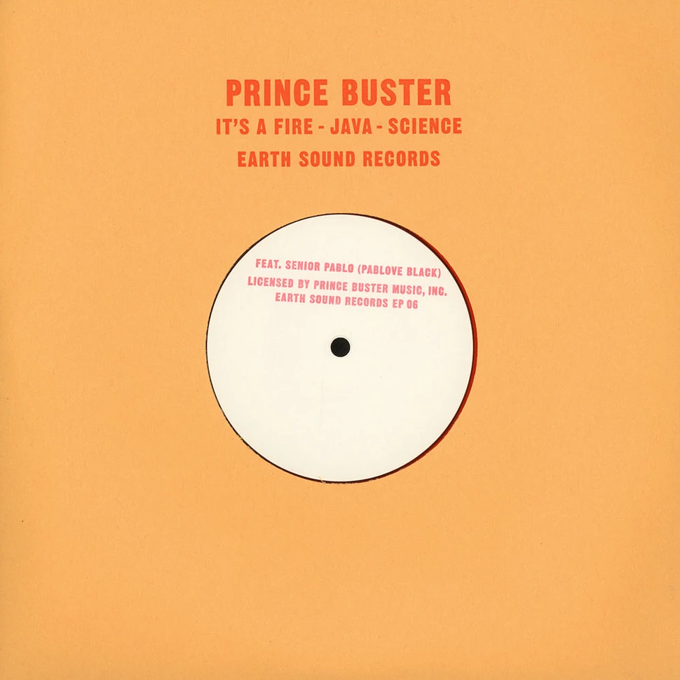 Prince Buster & Senior Pablo (Pablove Black) - It's A Fire / Java / Science