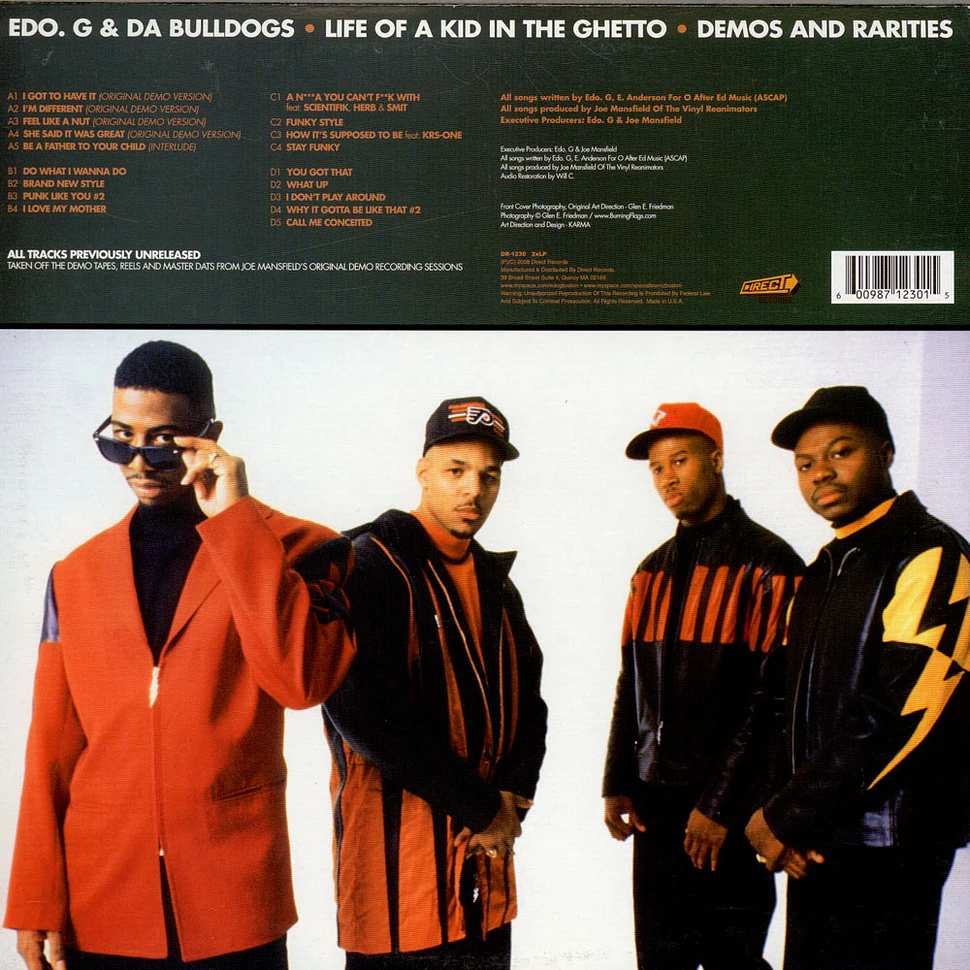 Ed O.G & Da Bulldogs - Life Of A Kid In The Ghetto - Demos And Rarities