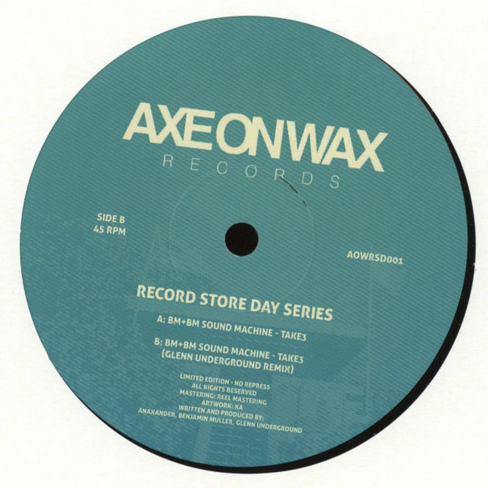 BM+BM Sound Machine - Take3 (Axe On Wax Record Store Day Series)
