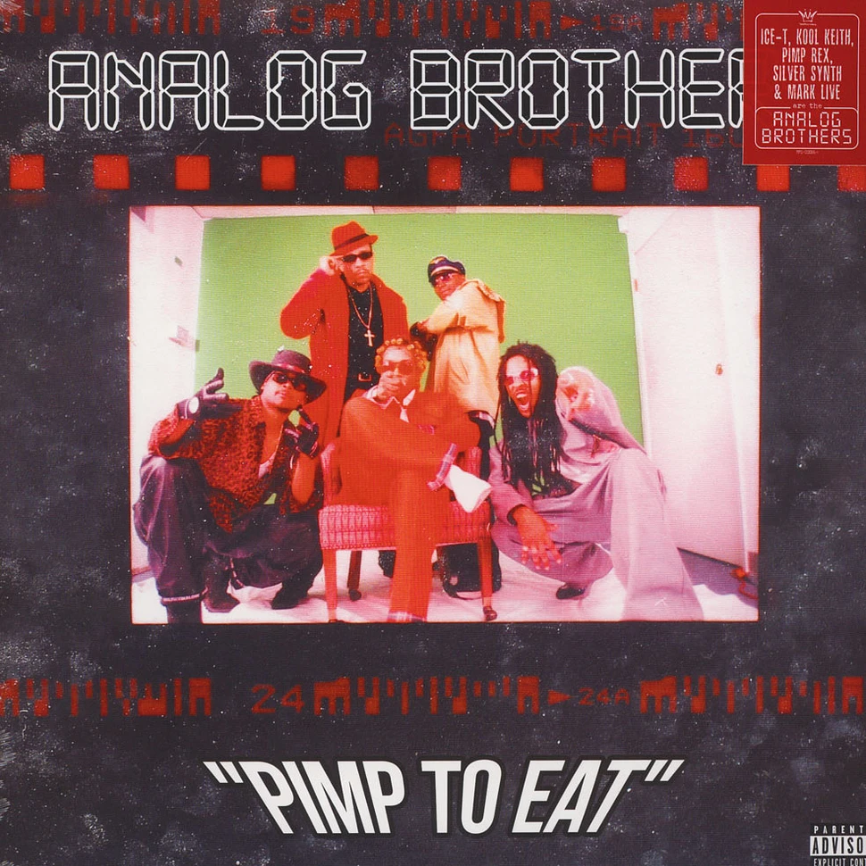 Analog Brothers - Pimp To Eat Red & Black Splatter Vinyl Edition