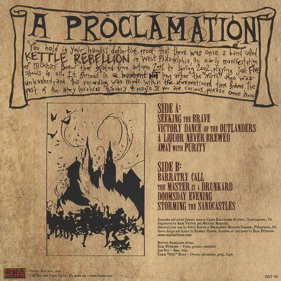 Kettle Rebellion - Kettle Rebellion