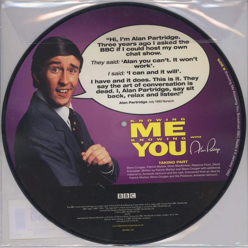 Alan Partridge - Knowing Me Knowing You