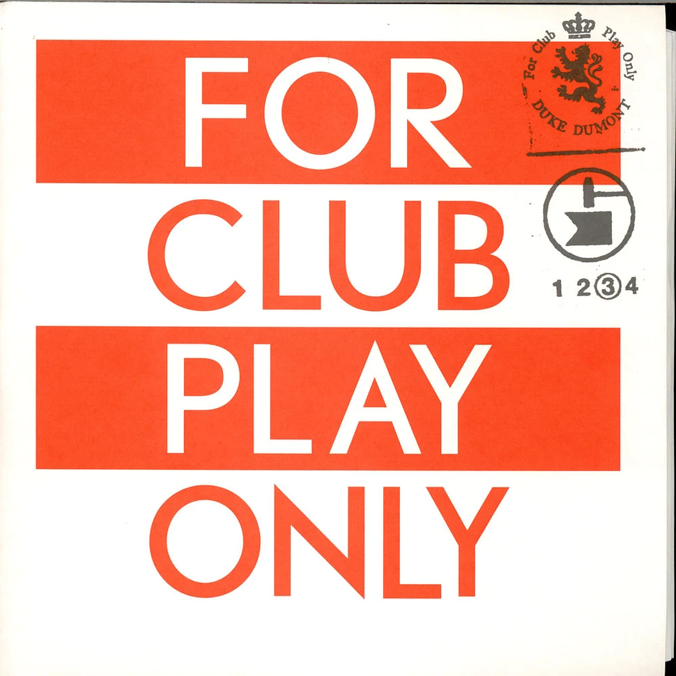 Duke Dumont - For Club Play Only (Part 3)