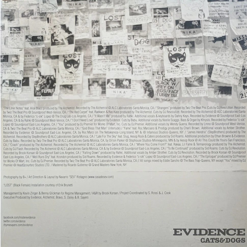 Evidence of Dilated Peoples - Cats & Dogs - Vinyl LP+LP+All Media