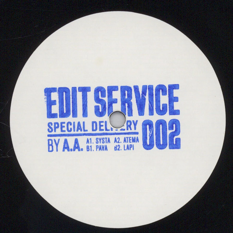 Aa - Edit Service Special Delivery Volume 2