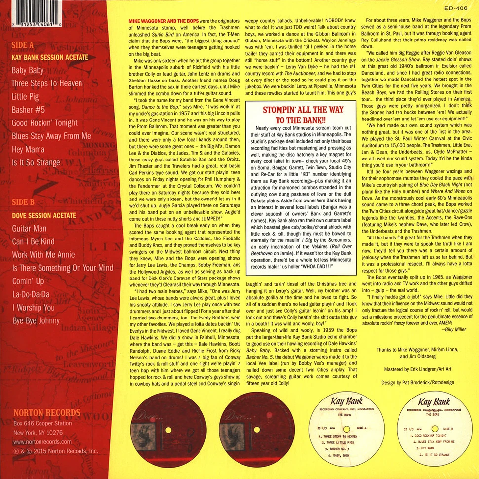 Mike Waggoner & The Bops - The Kings Of Minnesota Rock N' Roll