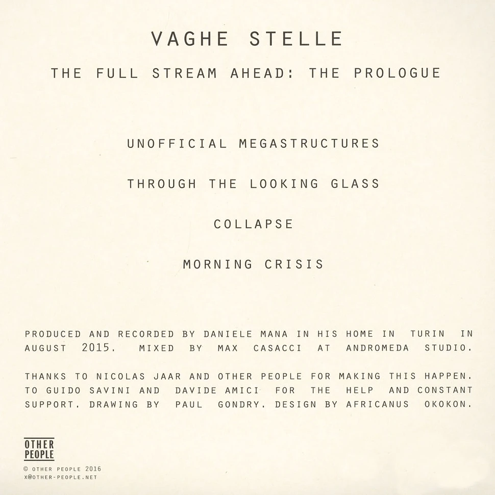 Vaghe Stelle - The Full Stream Ahead : The Prologue