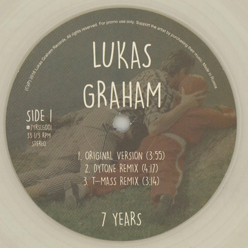 Lukas Graham - 7 Years Clear Vinyl Edition