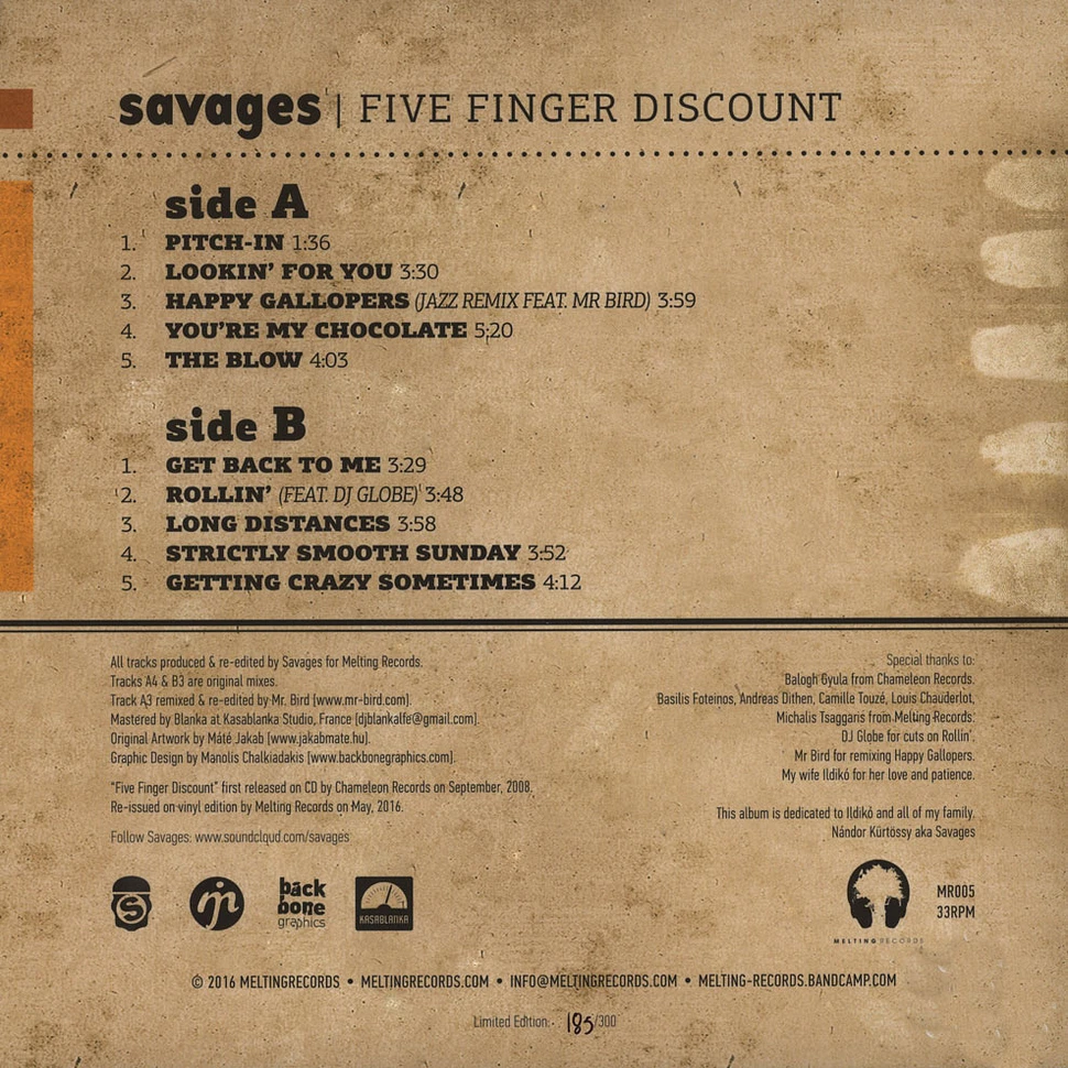 Savages - Five Finger Discount