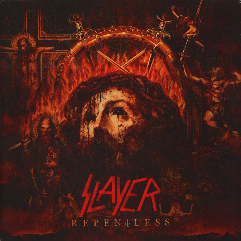 Slayer - Repentless Yellow / Orange Bi-Colored Vinyl Edition