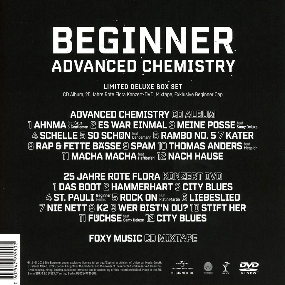 Beginner (Absolute Beginner) - Advanced Chemistry