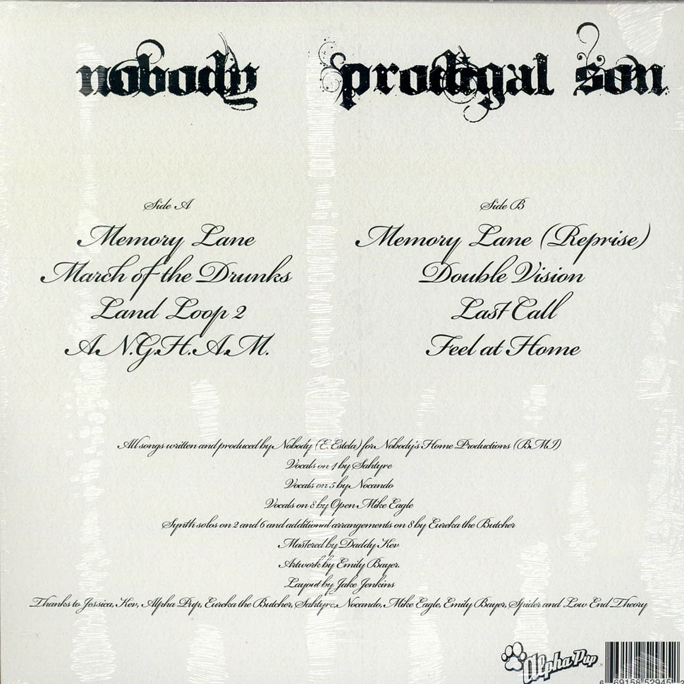 Nobody - Prodigal Son