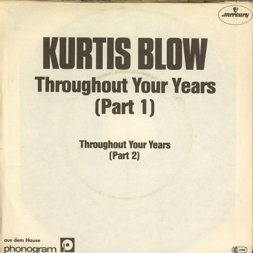 Kurtis Blow - Throughout Your Years (Part 1) / Throughout Your Years (Part 2)