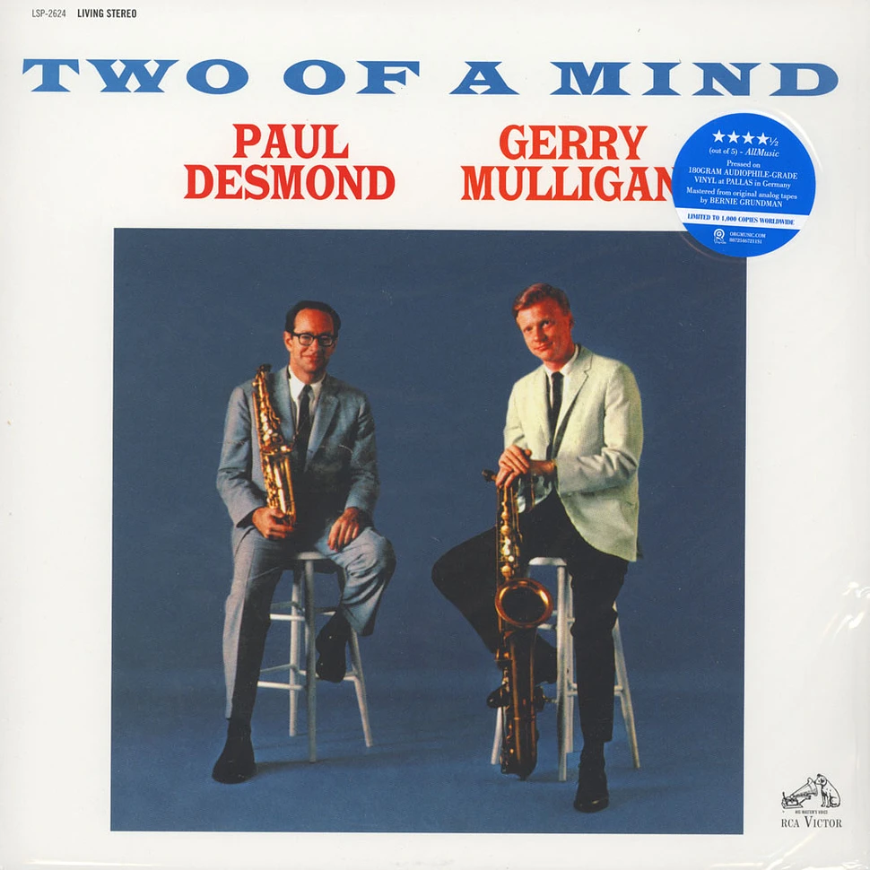 Paul Desmond & Gerry Mulligan - Two Of A Mind