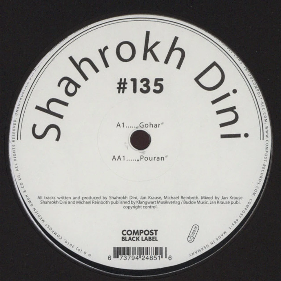 Shahrokh Dini - Black Label #135