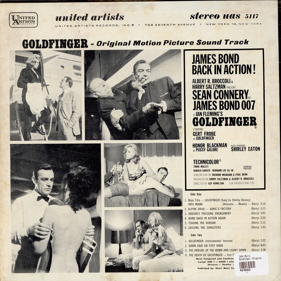 John Barry - Goldfinger (Original Motion Picture Sound Track)