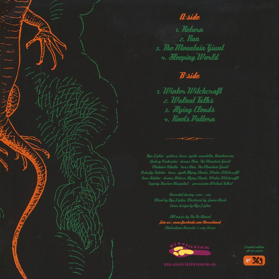 The Re-Stoned - Reptiles Return Black Vinyl Edition