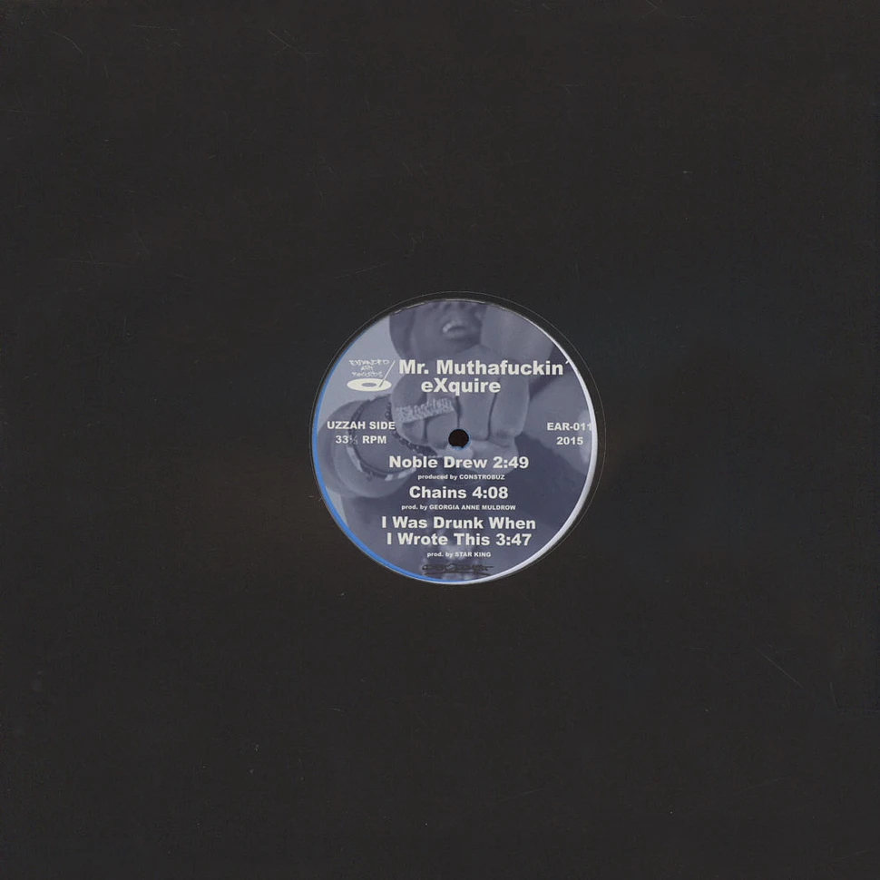 Mr. Muthafuckin' eXquire - The Last Huzzah EP White & Blue Vinyl Edition