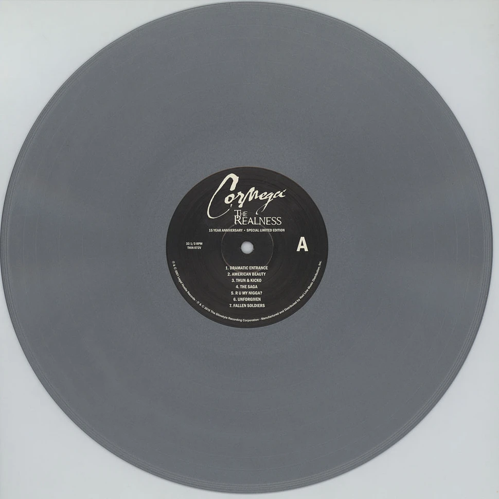 Cormega - The Realness 15th Anniversay Silver Colored Vinyl Edition