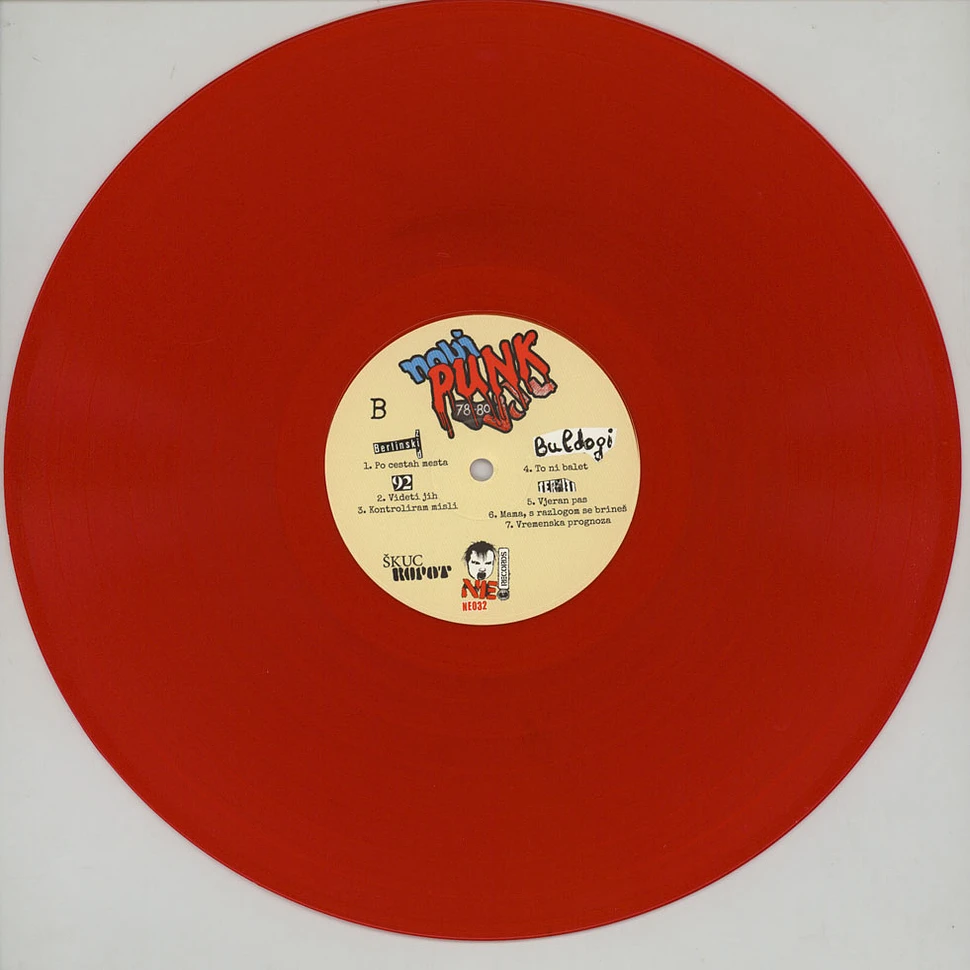 V.A. - Novi Punk Val / Lepo Je ... Red Vinyl Edition