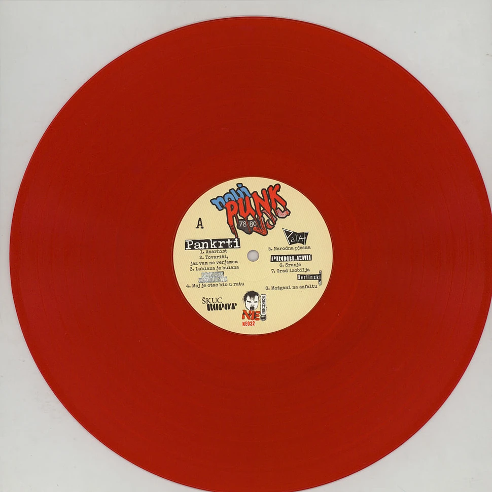 V.A. - Novi Punk Val / Lepo Je ... Red Vinyl Edition
