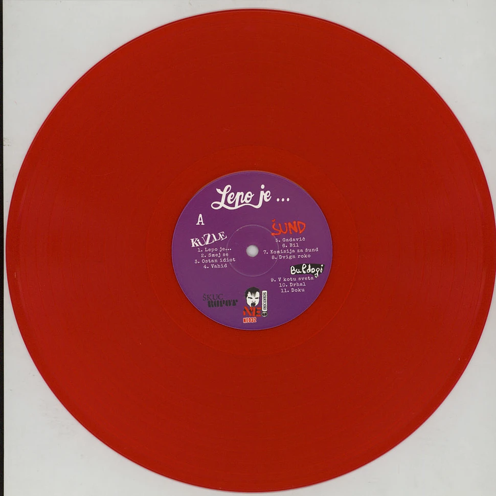 V.A. - Novi Punk Val / Lepo Je ... Red Vinyl Edition