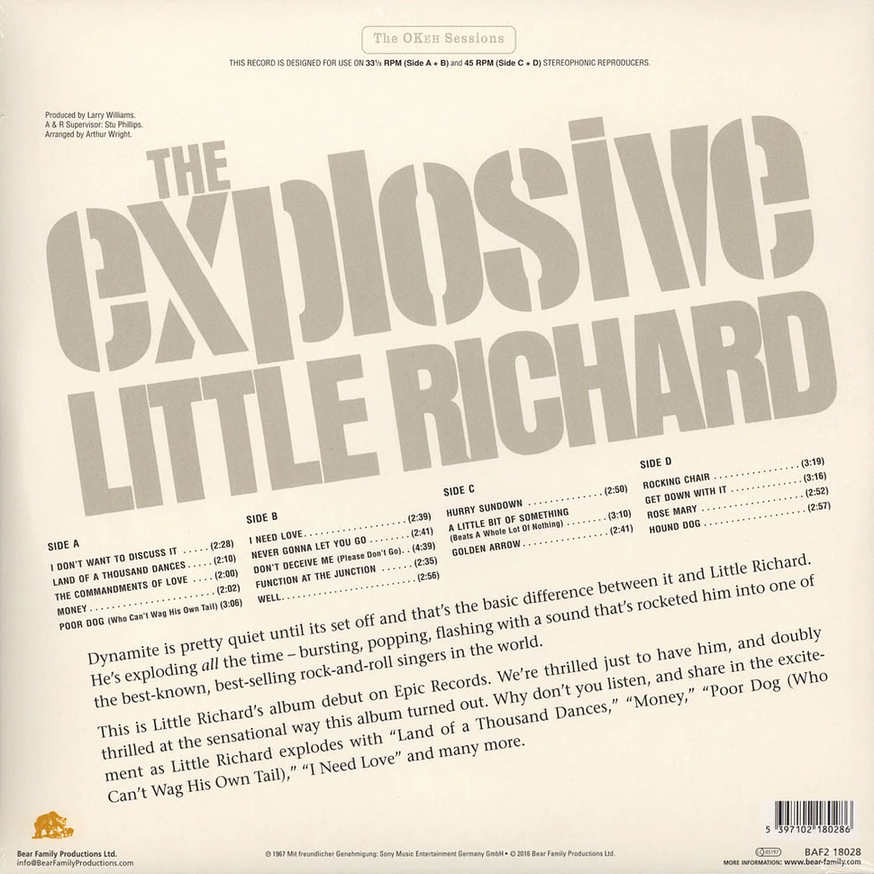 Little Richard - The Explosive Little Richard!