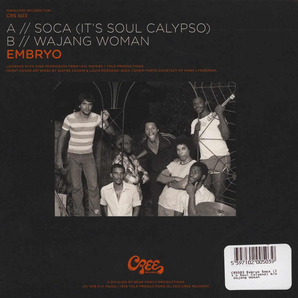 Embryo - Soca (It's Soul Calypso) / Wajang Woman