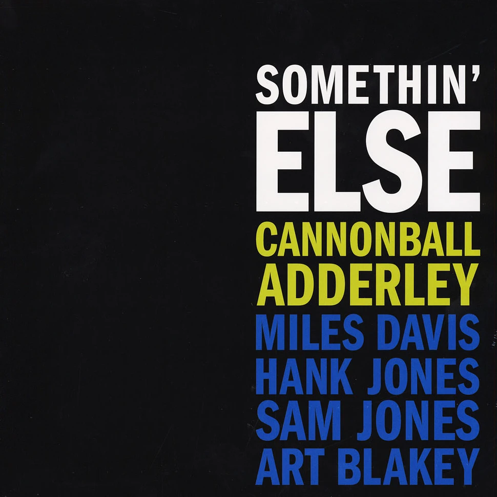 Cannonball Adderley - Something Else