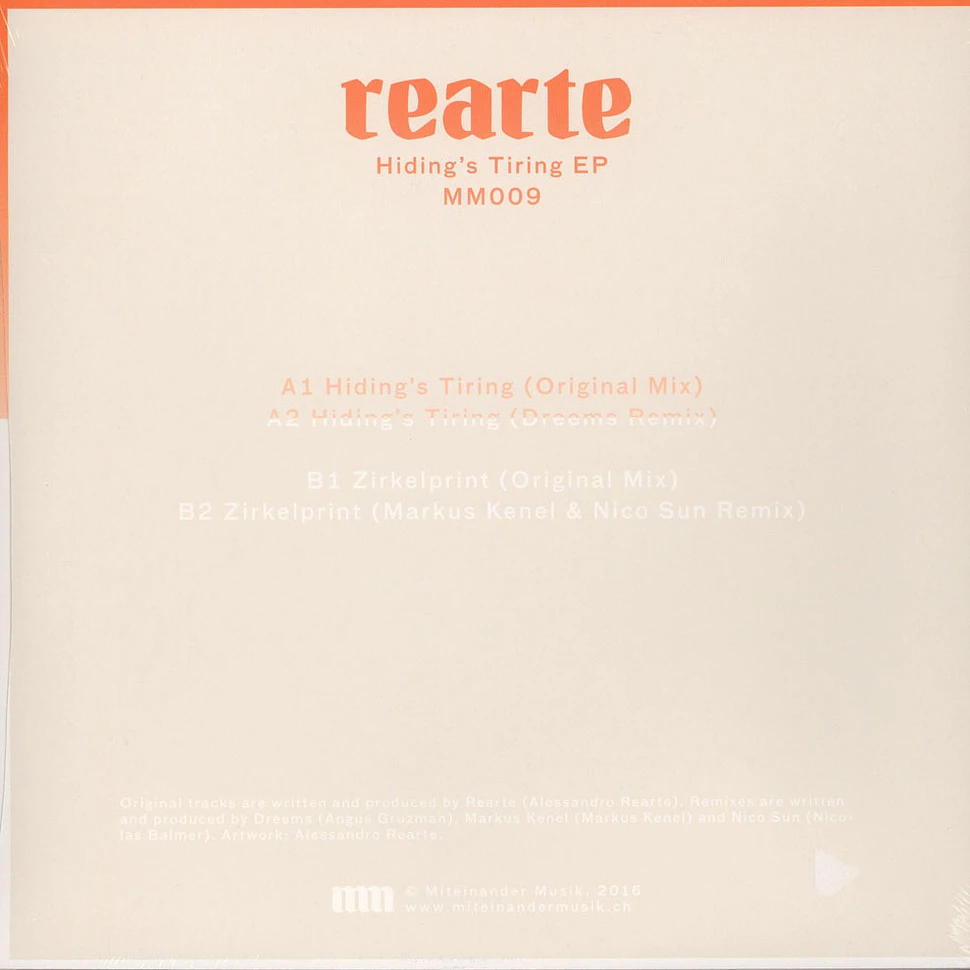 Rearte - Hiding's Tiring EP