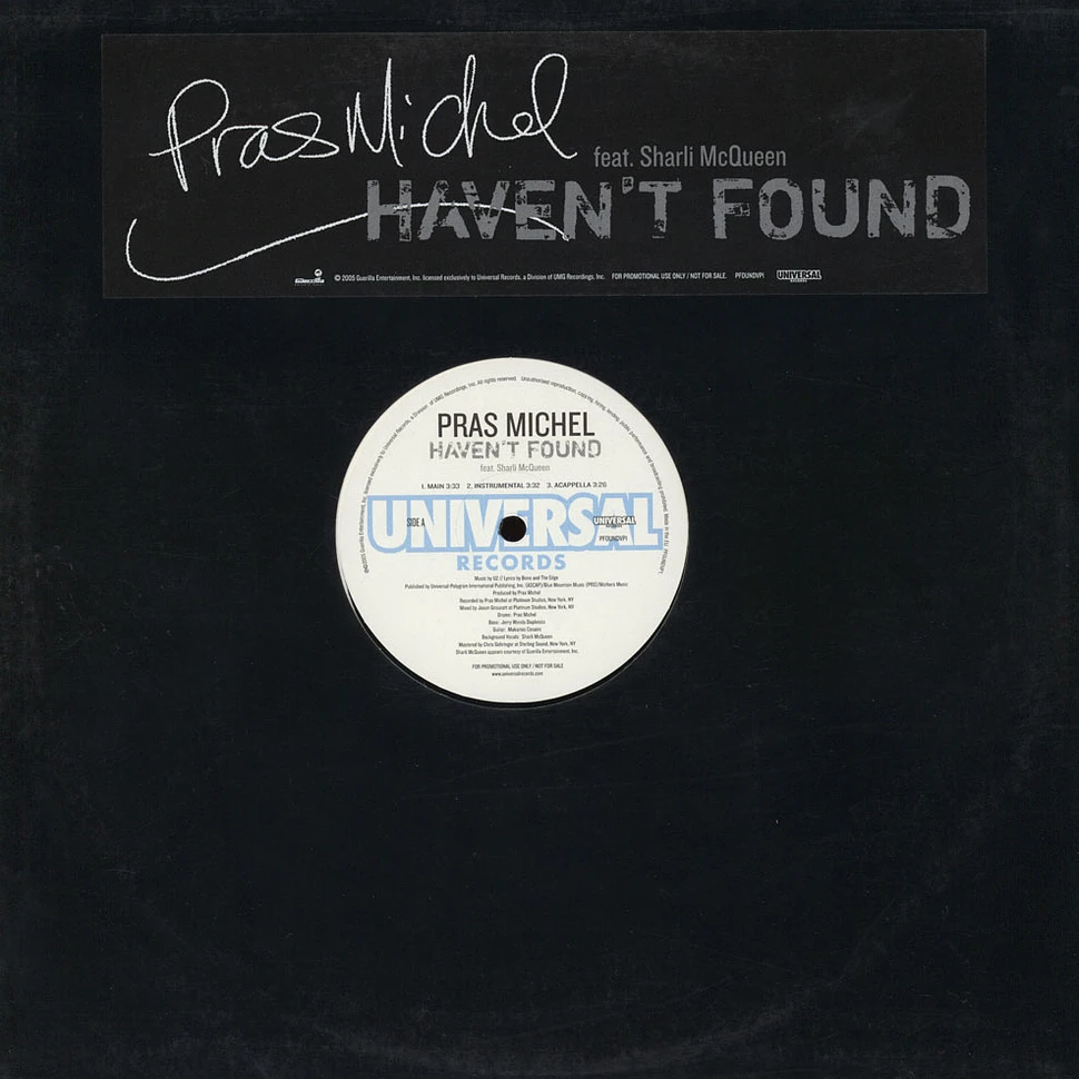 Pras Michel Feat. Sharli McQueen - Haven't Found