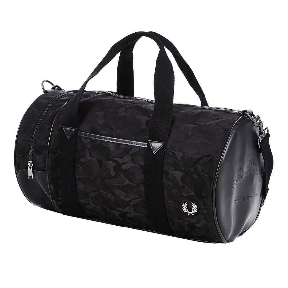 Fred Perry - Jacquard Camo Barrel Bag