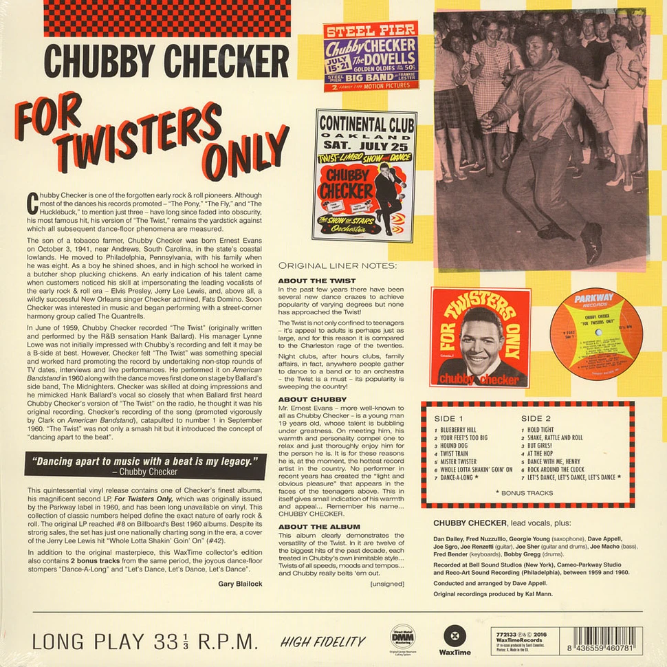 Chubby Checker - For Twisters Only