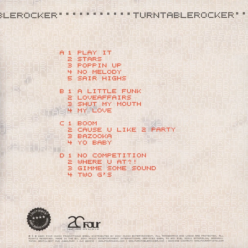 Turntablerocker - Classic 20 Jahre Four Edition