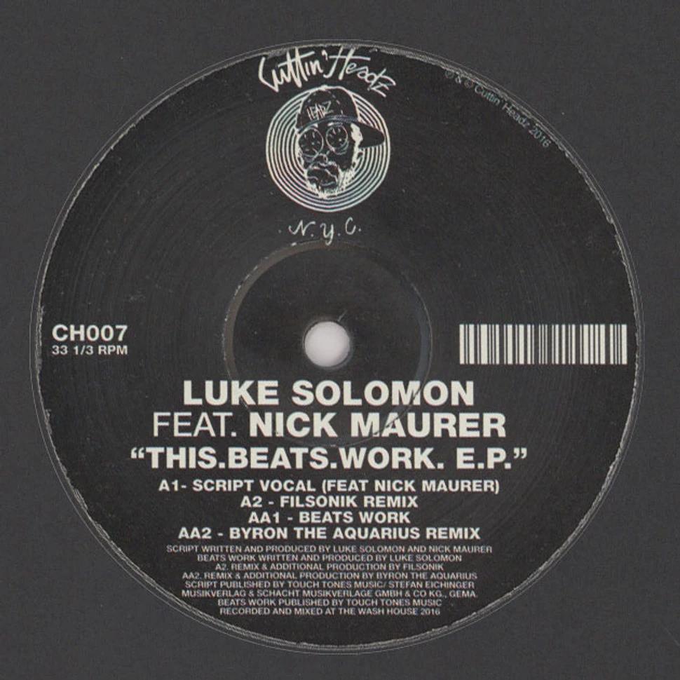 Luke Solomon - This.Beats.Work EP Feat. Nick Maurer