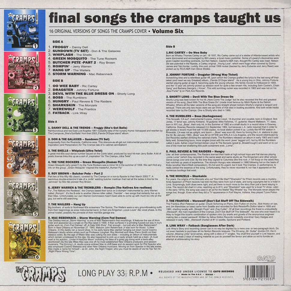 V.A. - The Final Songs The Cramps Taught Us
