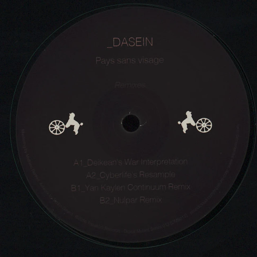 Dasein - Pays Sans Visage Remixes