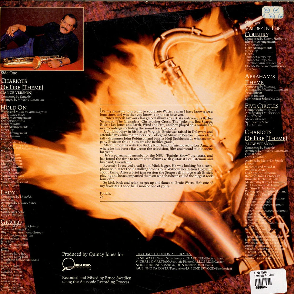 Ernie Watts - Chariots Of Fire