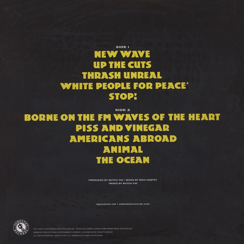 Against Me! - New Wave Yellow / Black Vinyl Edition