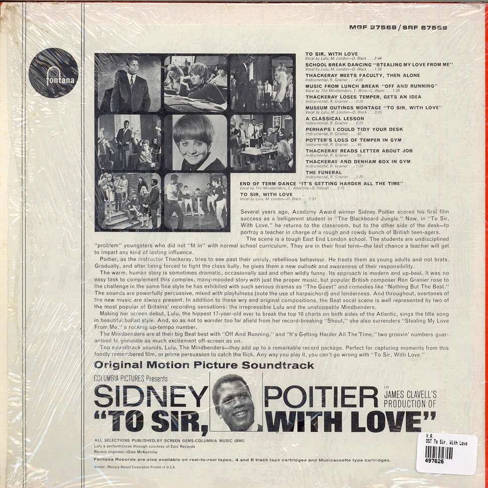 V.A. - To Sir, With Love Original Motion Picture Soundtrack